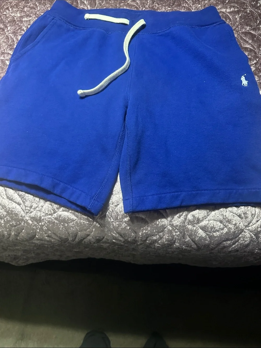 Polo by Ralph Lauren Royal Blue Knit Drawstring Shorts